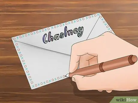 Украшаем конверт Шаг 2