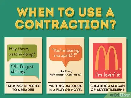 Используйте схватки, шаг 1