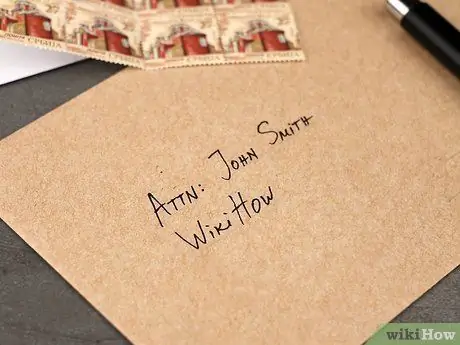 Адресные конверты с атрибутом Attn Step 2