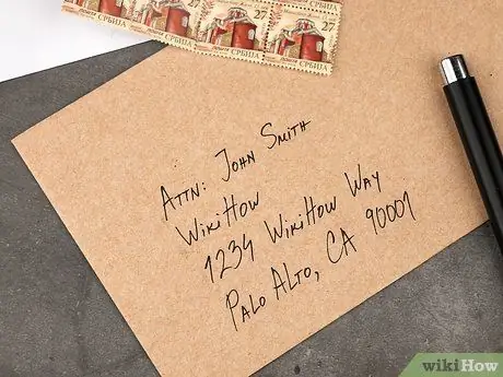 Адресные конверты с атрибутом Attn Step 4