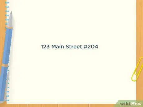 Напишите адрес квартиры Шаг 4