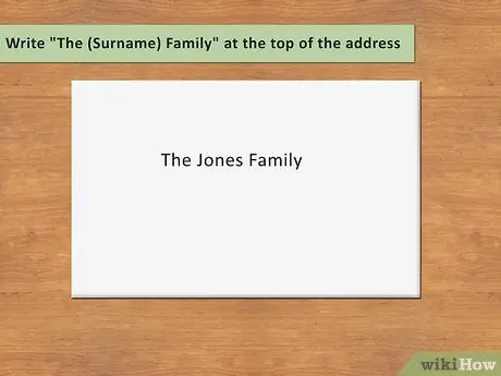 Адрес конверт семье Шаг 1
