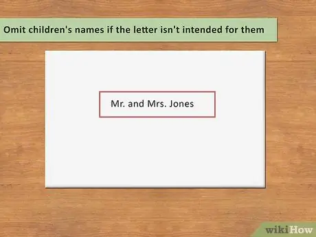 Обращение конверта к семье Шаг 7