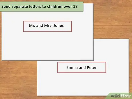 Адрес конверта семье Шаг 8