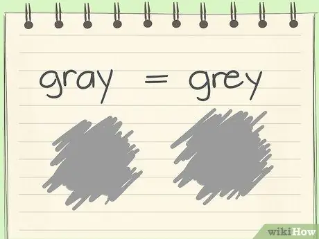 Назовите серый цвет по буквам Шаг 4