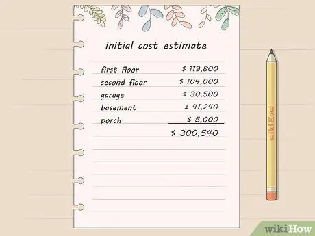 Подготовьте ведомость объемов работ Шаг 5