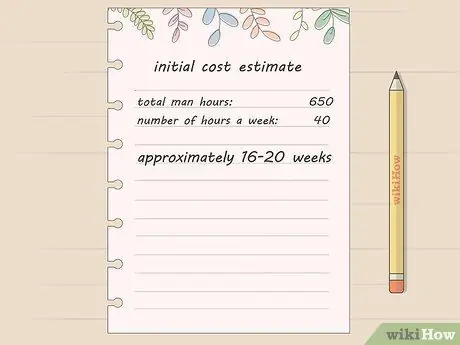 Подготовьте ведомость объемов работ Шаг 6