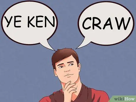 Изучение шотландского сленга, шаг 4