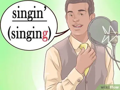 Имитация техасского акцента, шаг 2