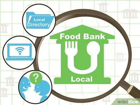 Сделайте пожертвование в благотворительный фонд еды Шаг 1