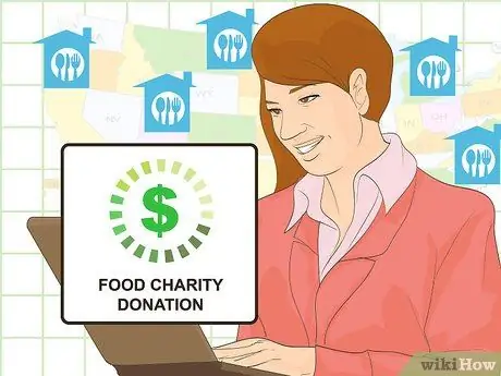 Сделайте пожертвование в благотворительный фонд еды Шаг 12
