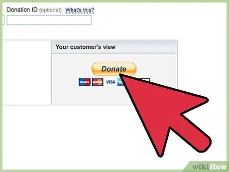 Создайте банковский счет для пожертвований Шаг 9