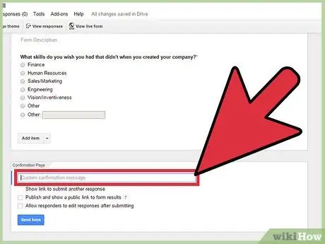 Сделайте опрос в Google Шаг 12