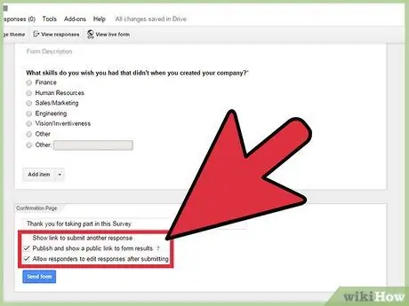 Сделайте опрос в Google Шаг 13