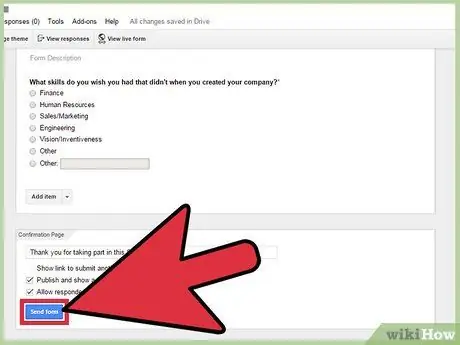 Сделайте опрос в Google Шаг 14