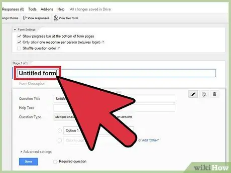 Сделайте опрос в Google Шаг 5
