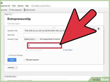 Сделайте опрос в Google Шаг 9