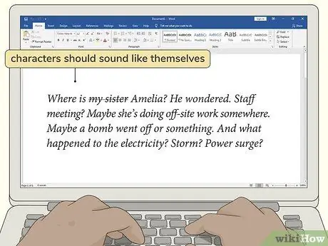 Напишите близко от третьего лица Шаг 6