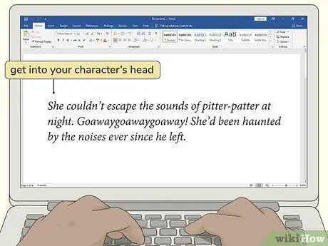 Напишите близко от третьего лица Шаг 9