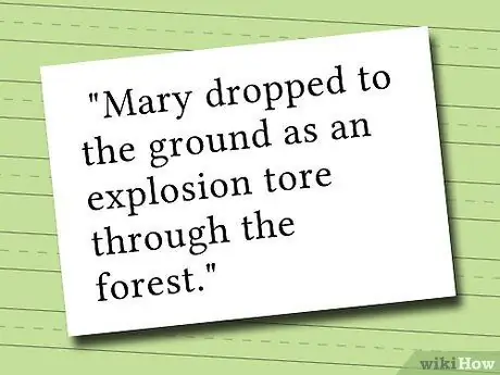 Напишите хороший описательный рассказ Шаг 4