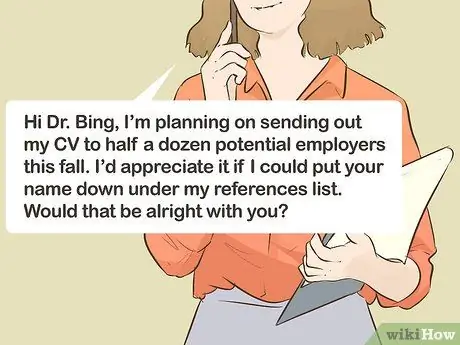 Включите ссылки в резюме Шаг 3