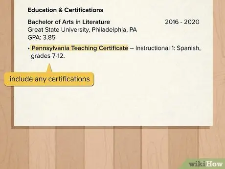 Напишите о языках в своем резюме Шаг 11