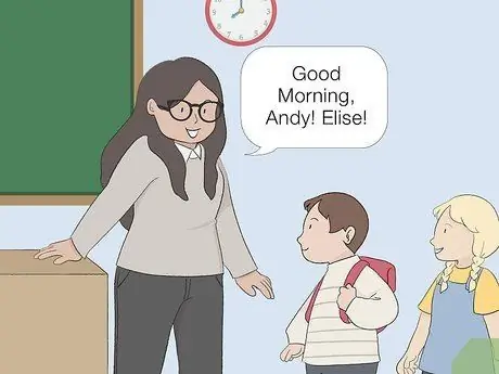 Поддерживайте позитивное поведение в классе Шаг 2