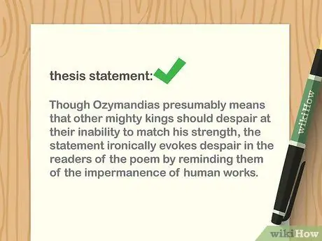 Напишите хорошее эссе в колледже, шаг 5