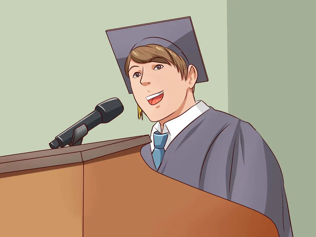 Как добавить юмора к выпускной речи (с картинками)