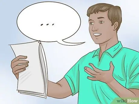 Напишите приветственную речь Шаг 14