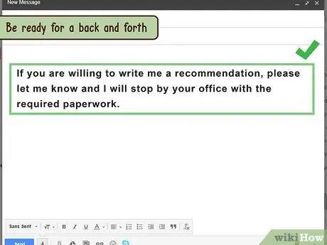 Запросить рекомендательное письмо по электронной почте Шаг 9