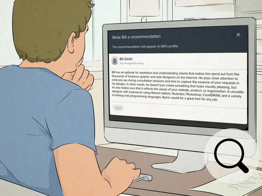 Как написать рекомендацию в LinkedIn: 14 шагов (с изображениями)