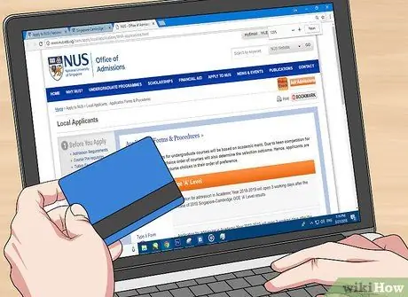 Подать заявку в Национальный университет Сингапура (NUS) Шаг 9