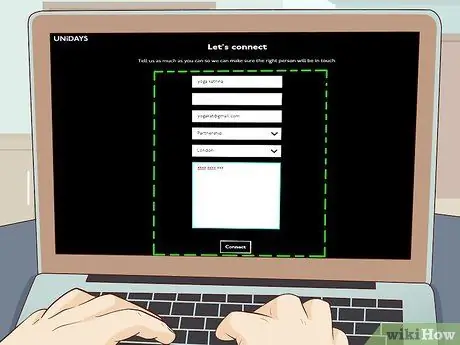 Связаться с Unidays Step 7
