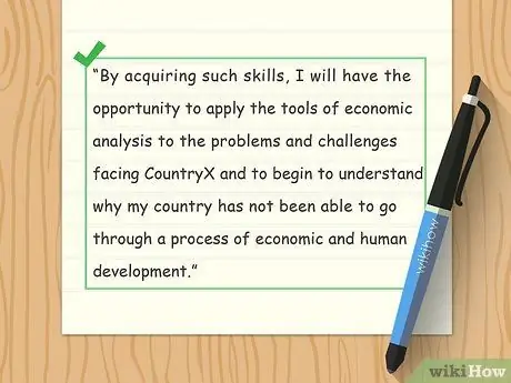 Напишите учебный план для стипендии Шаг 9