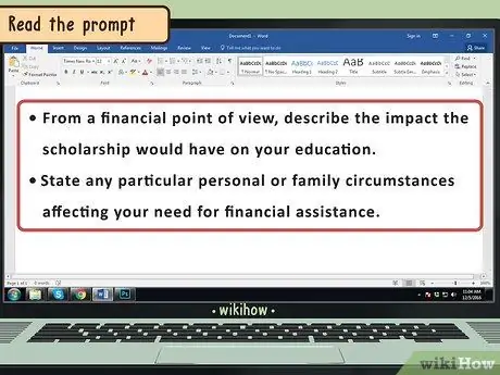 Напишите личное заявление для получения стипендии Шаг 1