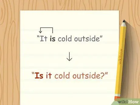 Сформировать вопрос на английском. Шаг 2