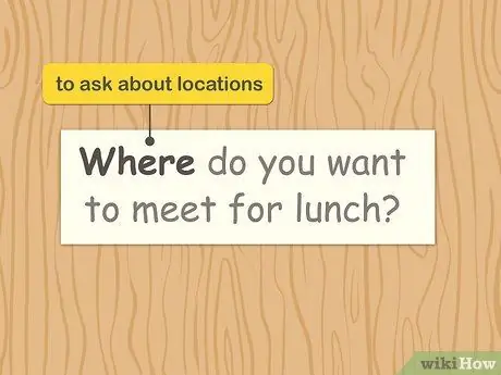 Сформировать вопрос на английском языке Шаг 5