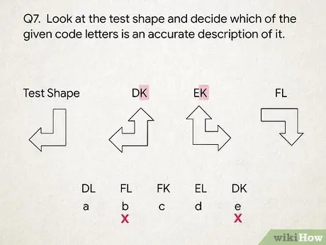 Решите вопросы о невербальном рассуждении, шаг 15