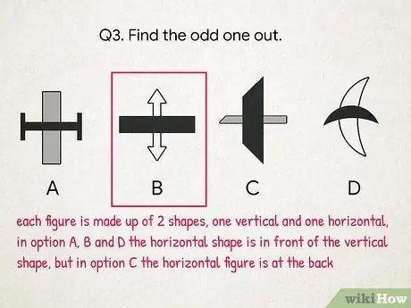 Решите вопросы о невербальном рассуждении, шаг 3
