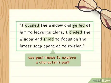 Напишите от первого лица, шаг 2