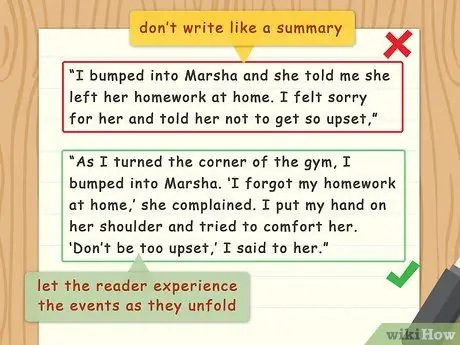 Напишите от первого лица Шаг 9