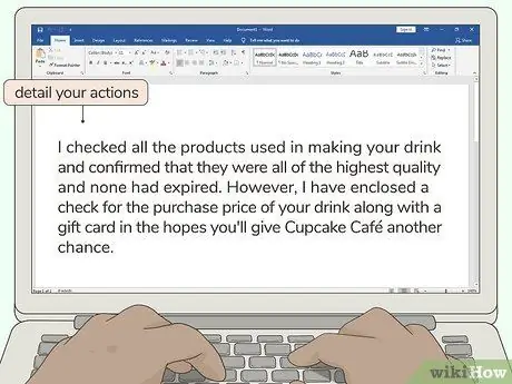 Ответ на письмо с жалобой Шаг 9