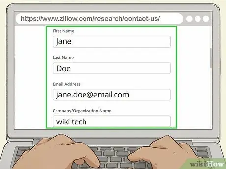 Свяжитесь с Zillow Step 17