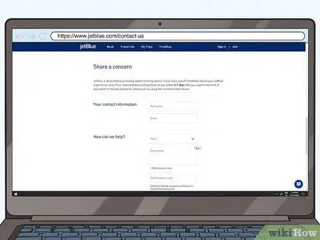 Свяжитесь с Jetblue Шаг 5