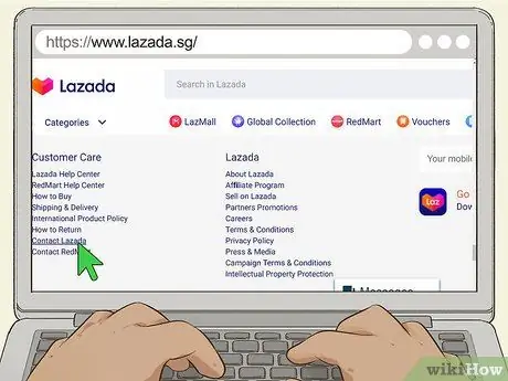 Связаться с Lazada Step 6