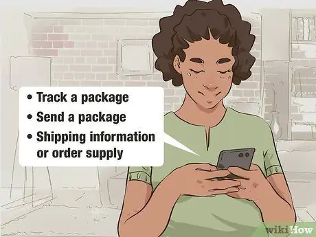 Обратитесь в UPS Step 2