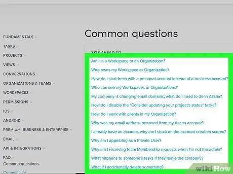 Обратиться в службу поддержки Asana Шаг 7