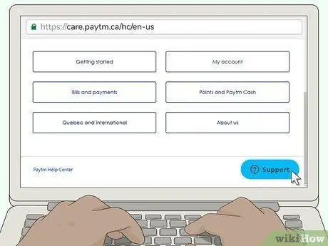 Обратитесь в службу поддержки Paytm Шаг 10