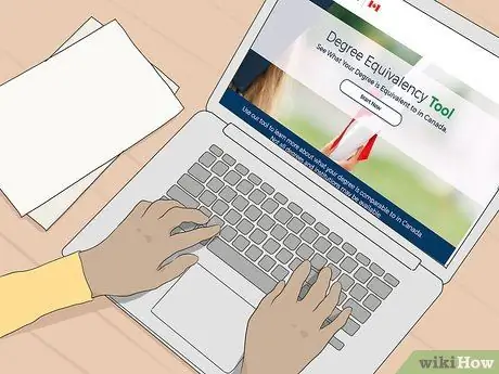 Подать заявку на участие в программе WES в Канаде Шаг 1